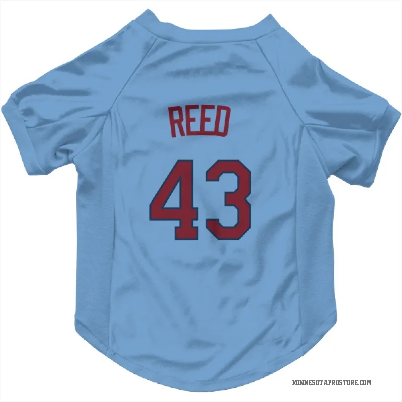 Addison Reed  Light Blue Minnesota Twins  Cat & Dog Pet Jersey