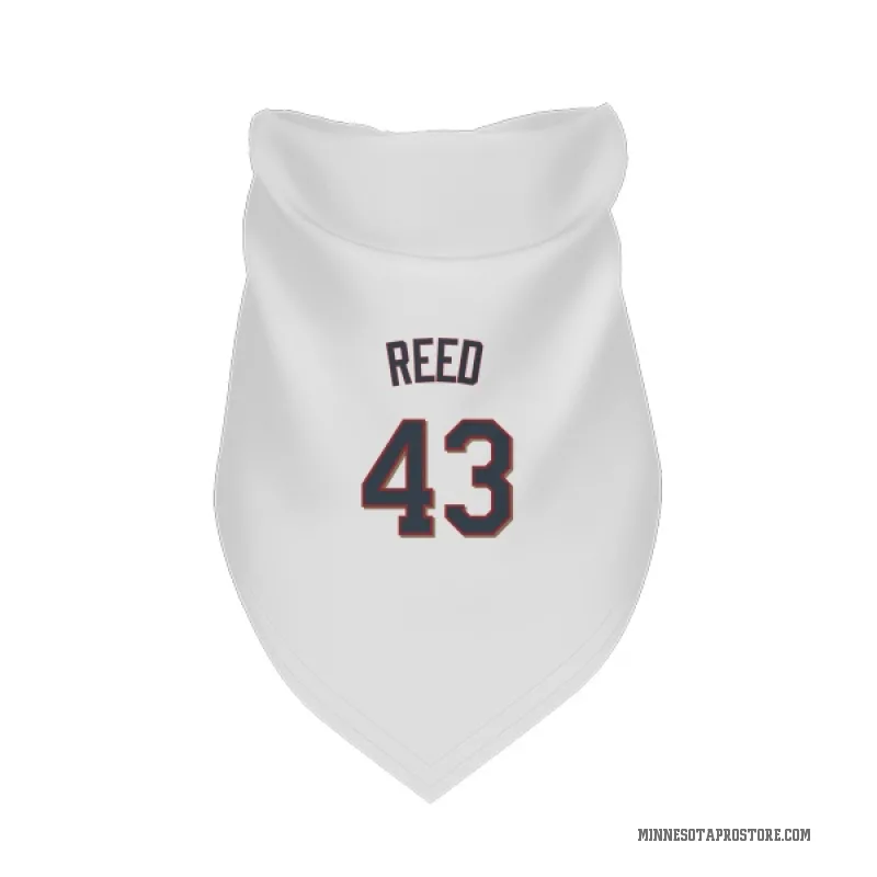 Addison Reed  White Minnesota Twins  Cat & Dog Pet Bandana