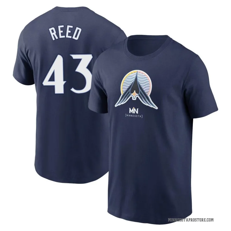 Addison Reed Youth Navy Minnesota Twins 2024 City Connect T-Shirt