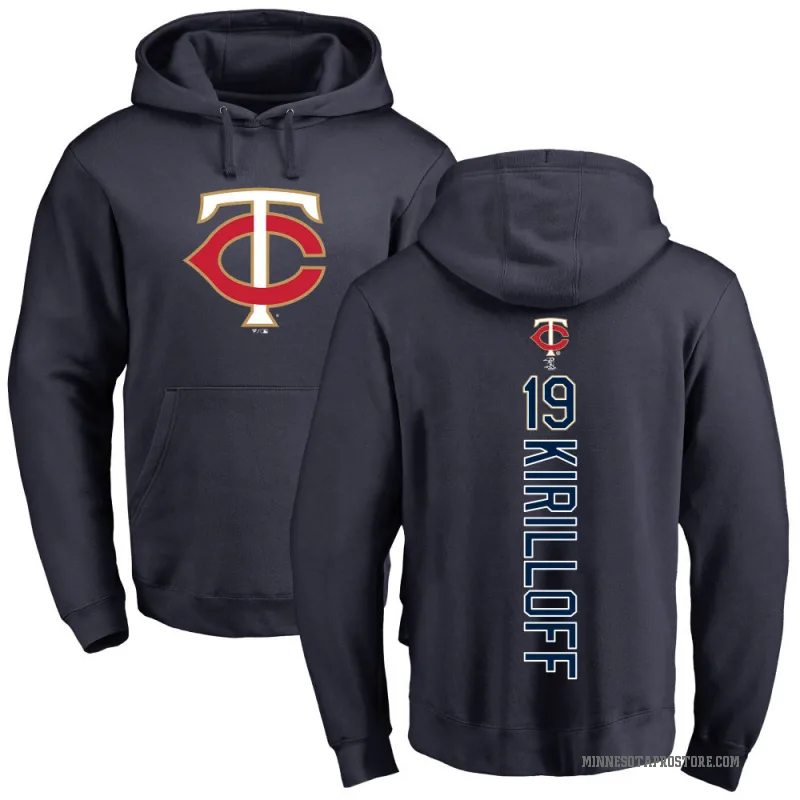 Alex Kirilloff Youth Navy Minnesota Twins Backer Pullover Hoodie