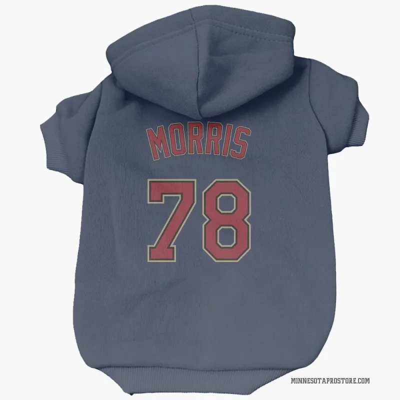 Andrew Morris  Navy Minnesota Twins  Cat & Dog Pet Hoodie