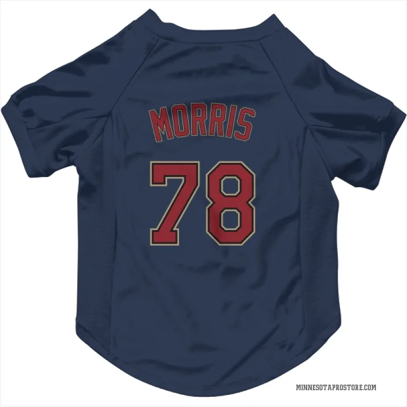 Andrew Morris  Navy Minnesota Twins  Cat & Dog Pet Jersey