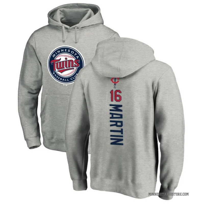 Austin Martin Youth Minnesota Twins Ash Backer Pullover Hoodie