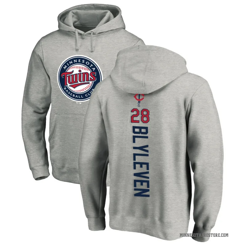 Bert Blyleven Youth Minnesota Twins Ash Backer Pullover Hoodie