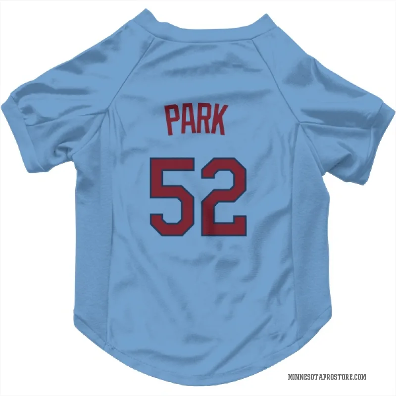 Byung-Ho Park  Light Blue Minnesota Twins  Cat & Dog Pet Jersey