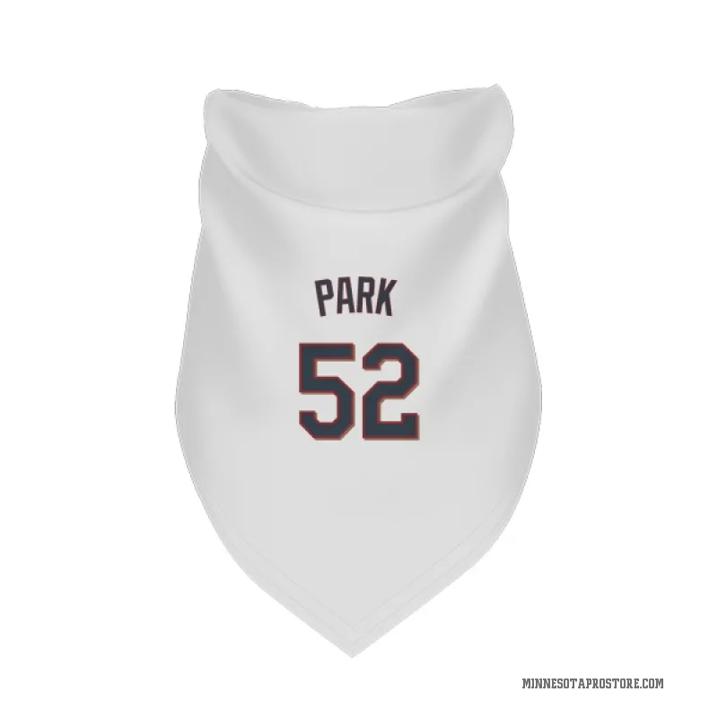 Byung-Ho Park  White Minnesota Twins  Cat & Dog Pet Bandana