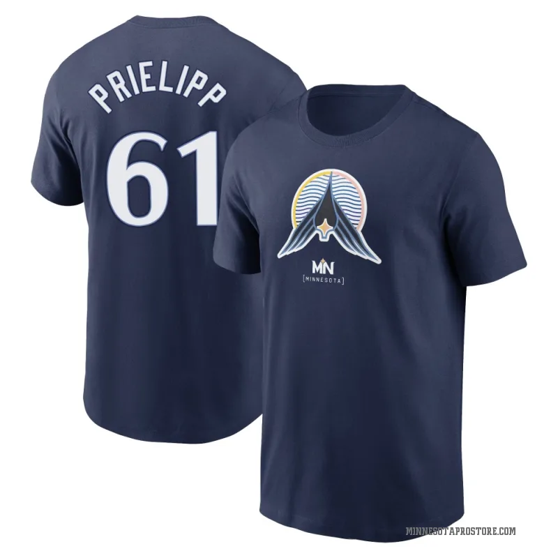 Connor Prielipp Men's Navy Minnesota Twins 2024 City Connect T-Shirt