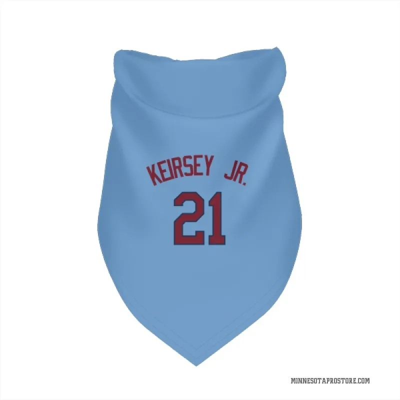 DaShawn Keirsey Jr.  Light Blue Minnesota Twins  Cat & Dog Pet Bandana