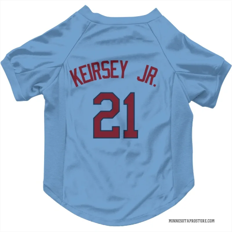 DaShawn Keirsey Jr.  Light Blue Minnesota Twins  Cat & Dog Pet Jersey