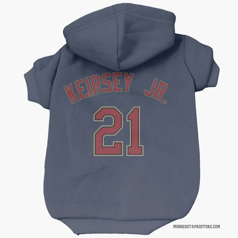 DaShawn Keirsey Jr.  Navy Minnesota Twins  Cat & Dog Pet Hoodie