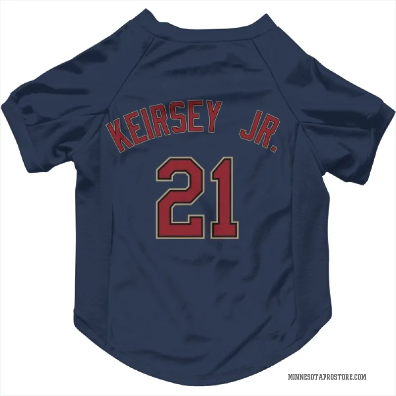 DaShawn Keirsey Jr.  Navy Minnesota Twins  Cat & Dog Pet Jersey