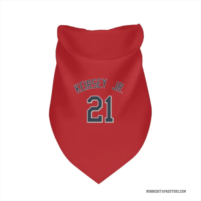 DaShawn Keirsey Jr.  Red Minnesota Twins  Cat & Dog Pet Bandana