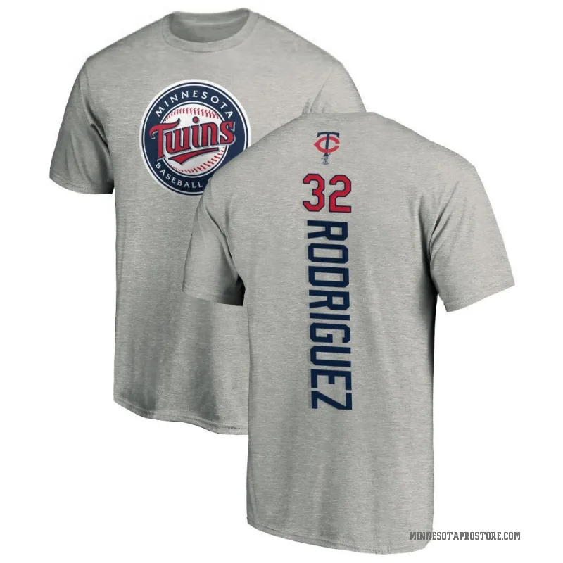 Emmanuel Rodriguez Men's Ash Minnesota Twins Backer T-Shirt -