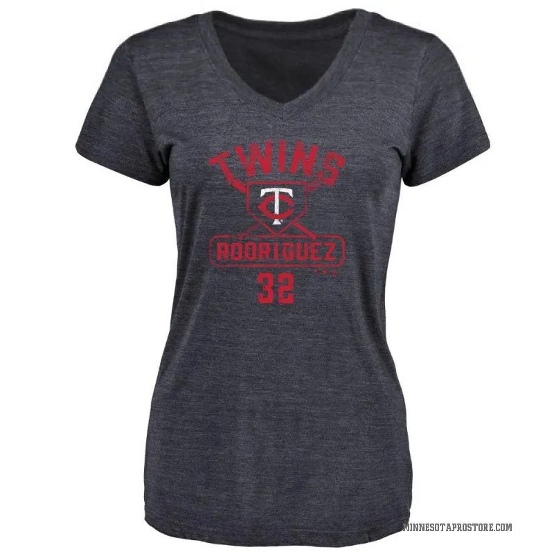 Emmanuel Rodriguez Women's Navy Minnesota Twins Base Runner T-Shirt -