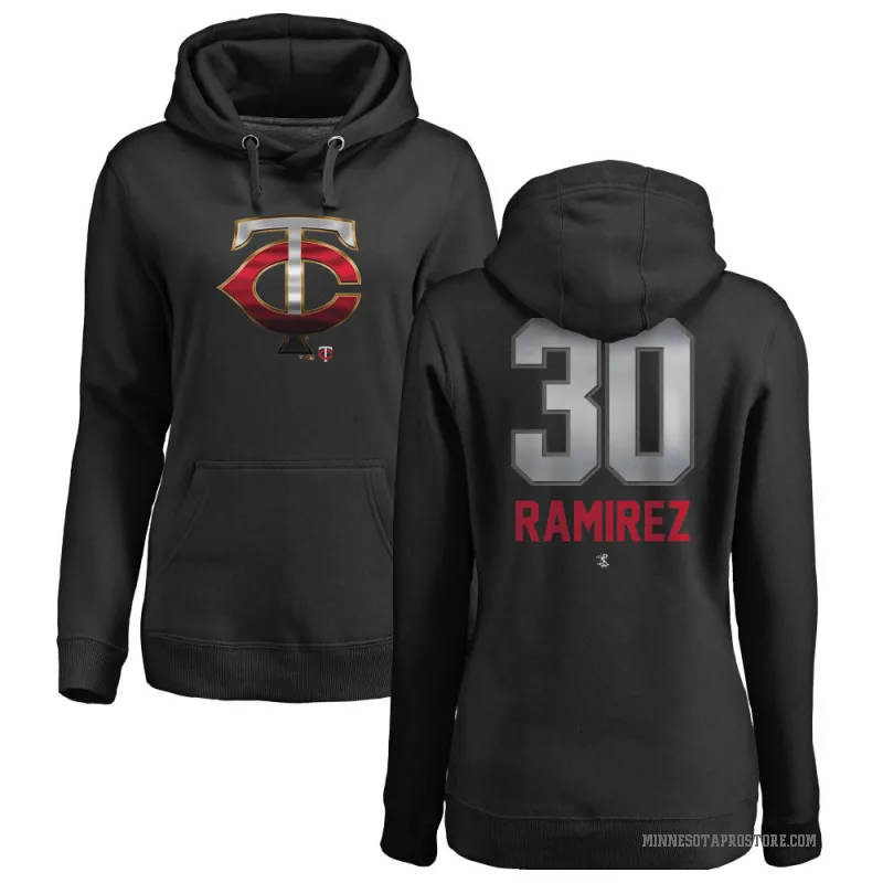 Erasmo Ramirez Women's Black Minnesota Twins Branded Midnight Mascot Pullover Hoodie -