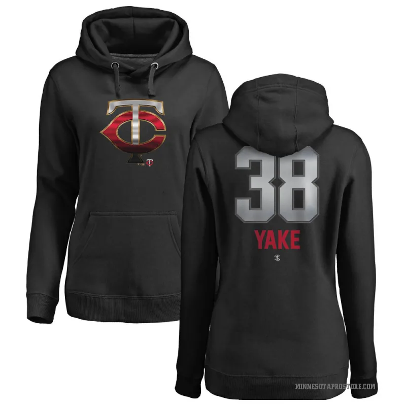 Ernie Yake Women's Black Minnesota Twins Branded Midnight Mascot Pullover Hoodie -
