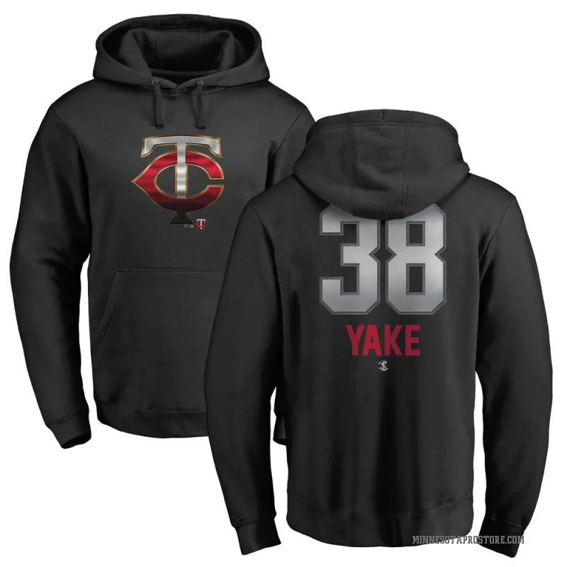 Ernie Yake Youth Black Minnesota Twins Branded Midnight Mascot Pullover Hoodie -