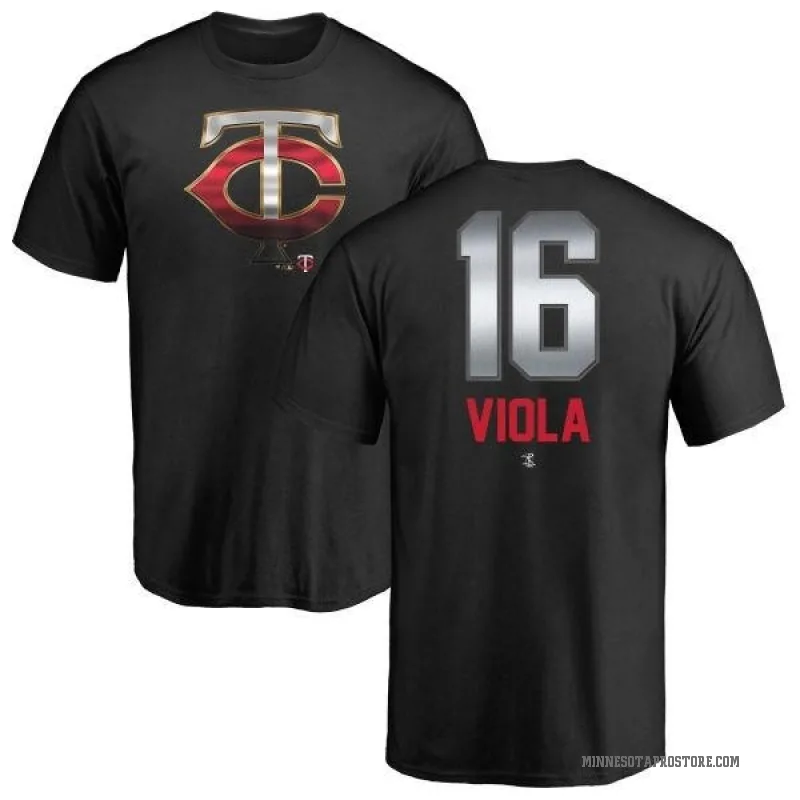 Frank Viola Men's Black Minnesota Twins Midnight Mascot T-Shirt -
