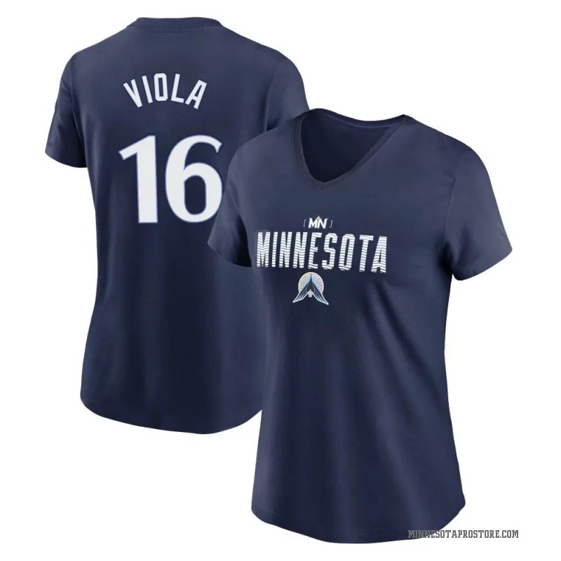 Frank Viola Women's Navy Minnesota Twins 2024 City Connect Graphic V-Neck T-Shirt