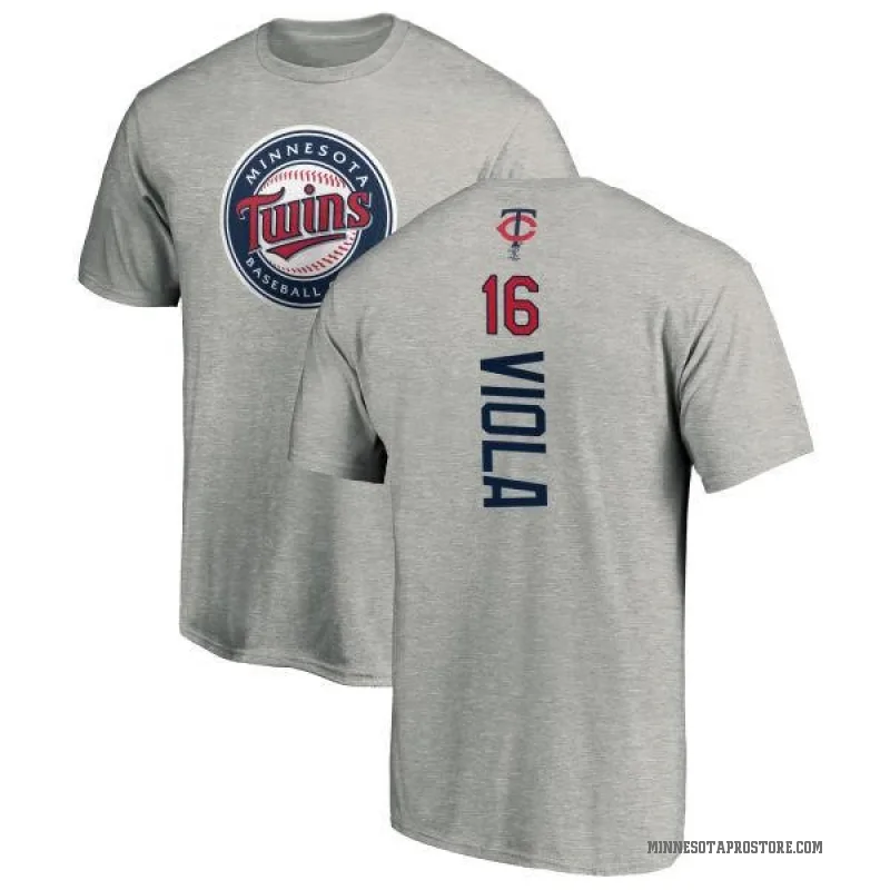 Frank Viola Youth Ash Minnesota Twins Backer T-Shirt -