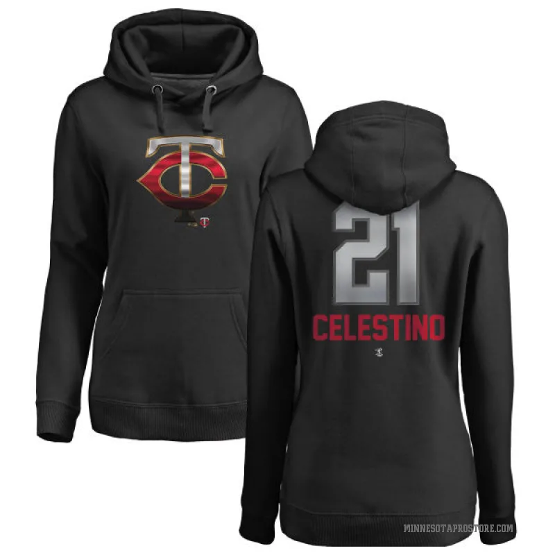 Gilberto Celestino Women's Black Minnesota Twins Branded Midnight Mascot Pullover Hoodie -