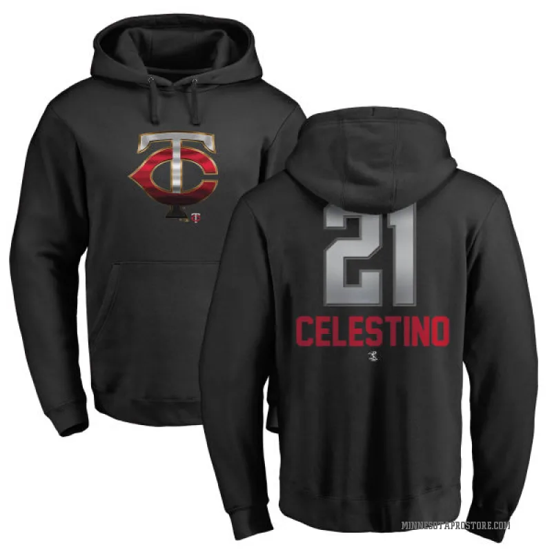 Gilberto Celestino Youth Black Minnesota Twins Branded Midnight Mascot Pullover Hoodie -
