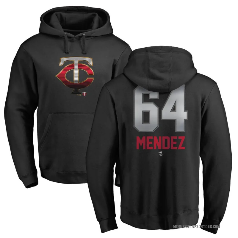 Hendry Mendez Youth Black Minnesota Twins Branded Midnight Mascot Pullover Hoodie -
