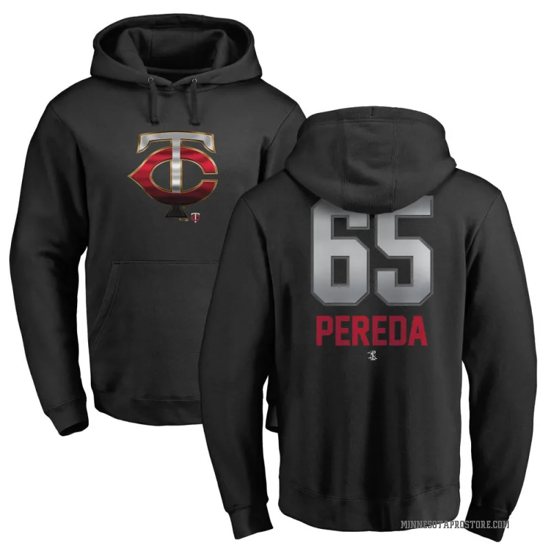 Jhonny Pereda Men's Black Minnesota Twins Branded Midnight Mascot Pullover Hoodie -
