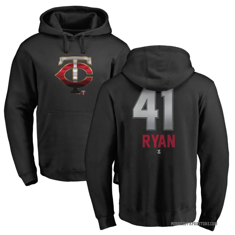 Joe Ryan Men's Black Minnesota Twins Branded Midnight Mascot Pullover Hoodie -