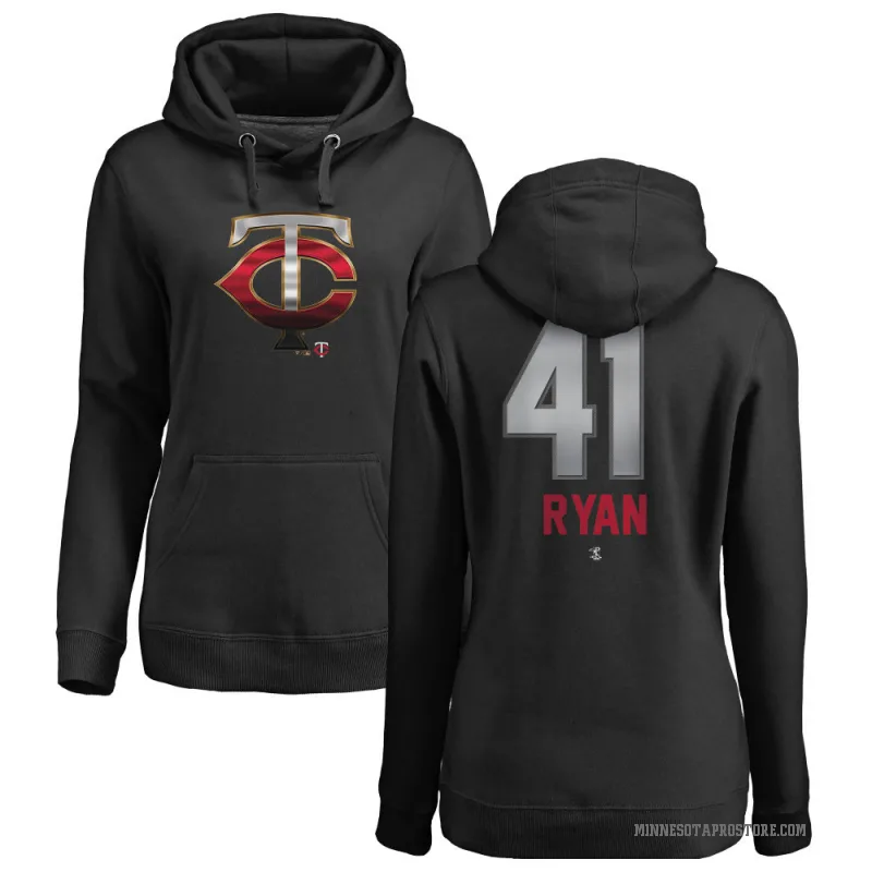 Joe Ryan Women's Black Minnesota Twins Branded Midnight Mascot Pullover Hoodie -