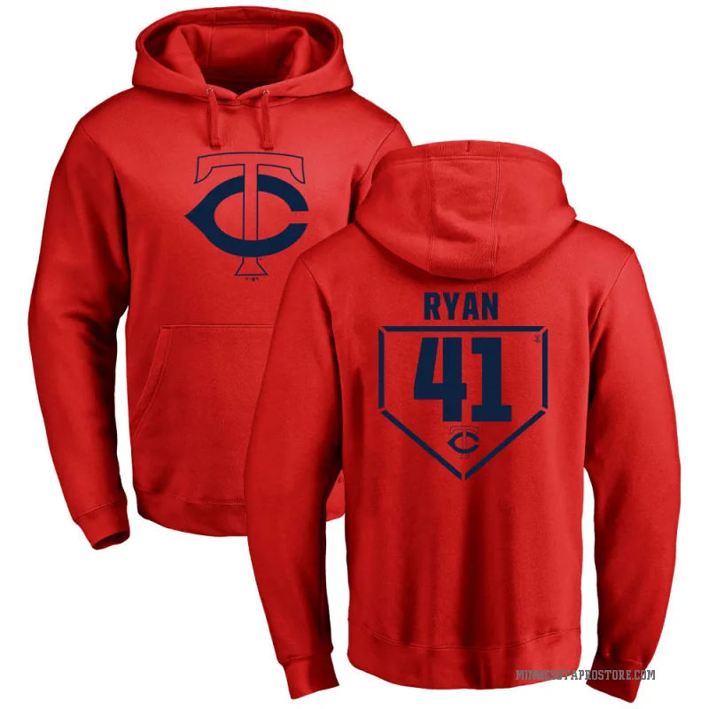 Joe Ryan Youth Red Minnesota Twins Branded RBI Pullover Hoodie -
