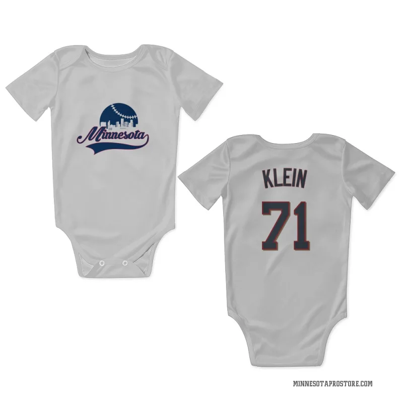 John Klein  White Minnesota Twins  Newborn & Infant Bodysuit