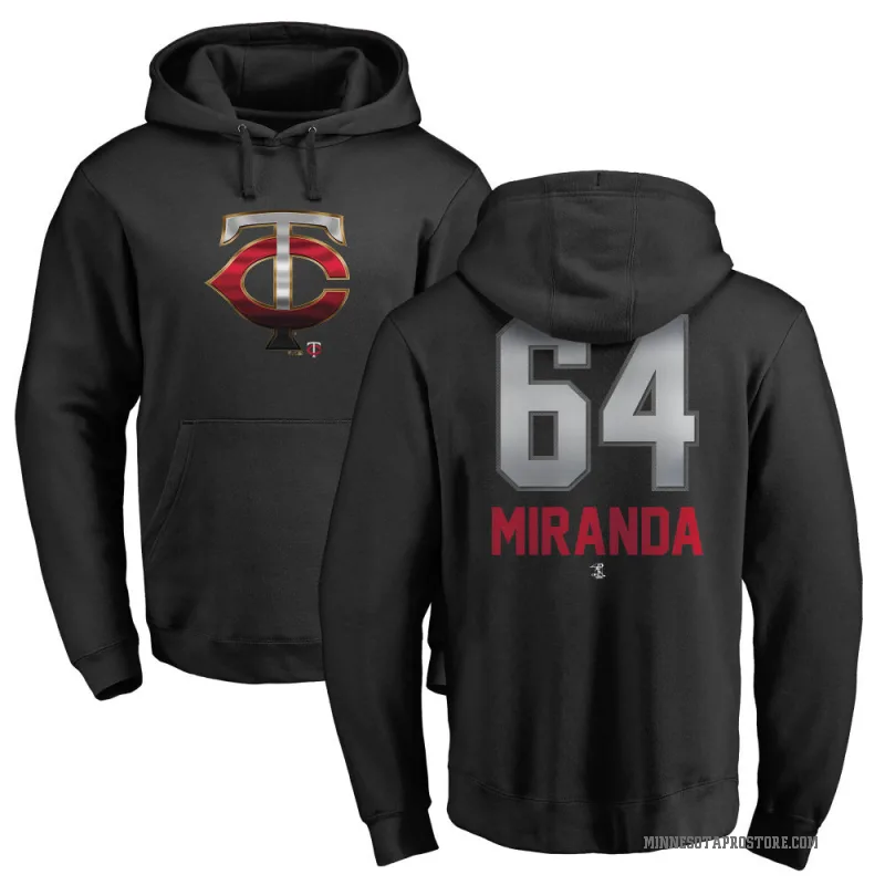 Jose Miranda Men's Black Minnesota Twins Branded Midnight Mascot Pullover Hoodie -