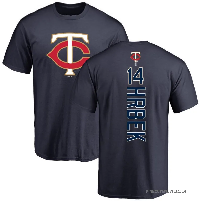 Kent Hrbek Men's Navy Minnesota Twins Backer T-Shirt -