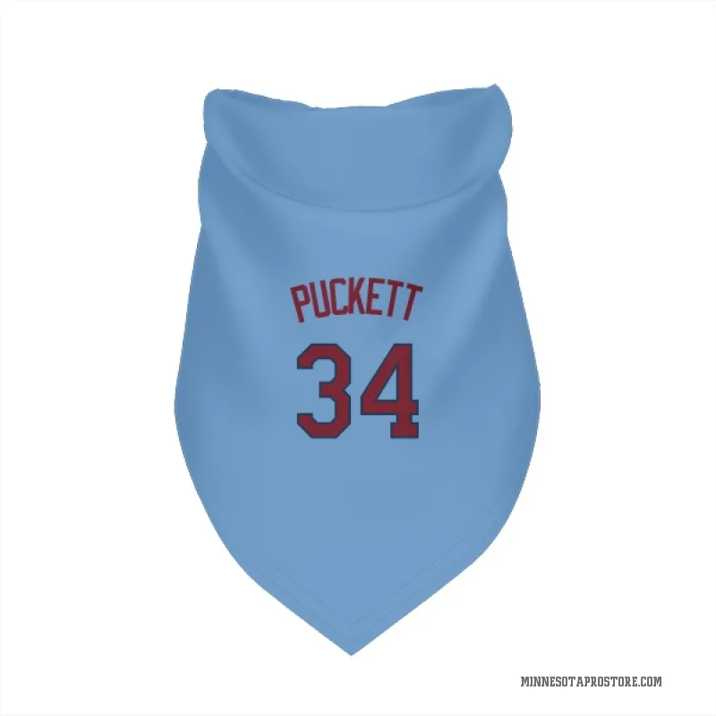 Kirby Puckett  Light Blue Minnesota Twins  Cat & Dog Pet Bandana