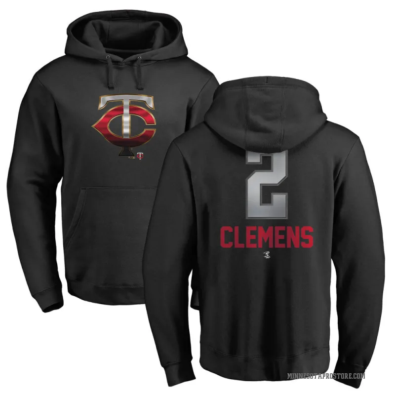 Kody Clemens Men's Black Minnesota Twins Branded Midnight Mascot Pullover Hoodie -
