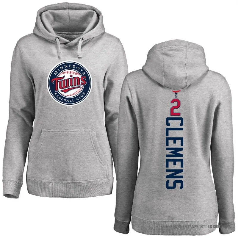 Kody Clemens Women's Minnesota Twins Ash Backer Pullover Hoodie