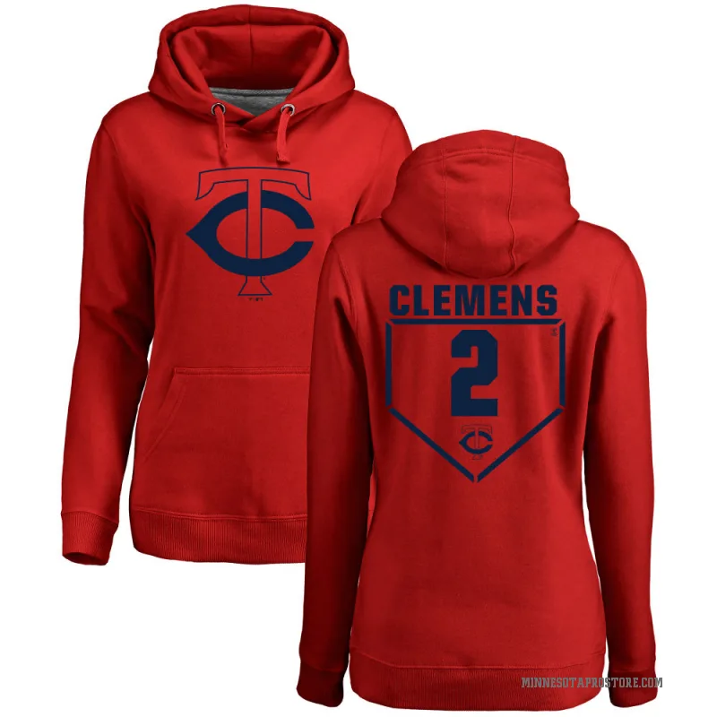 Kody Clemens Women's Red Minnesota Twins Branded RBI Pullover Hoodie -