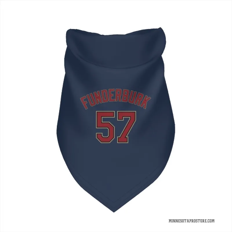 Kody Funderburk  Navy Minnesota Twins  Cat & Dog Pet Bandana