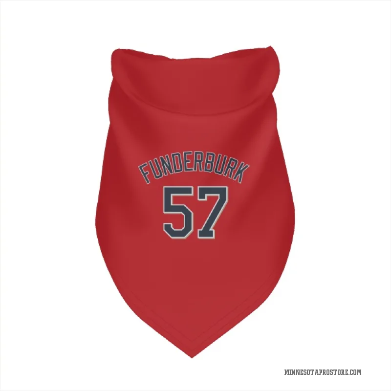Kody Funderburk  Red Minnesota Twins  Cat & Dog Pet Bandana