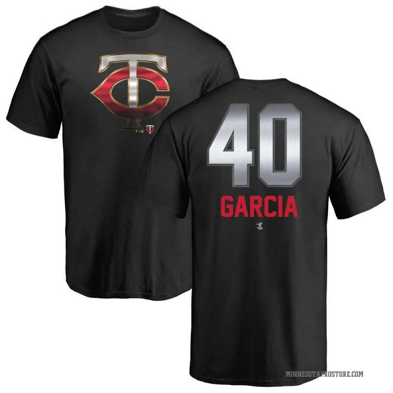 Luis Garcia Men's Black Minnesota Twins Midnight Mascot T-Shirt -