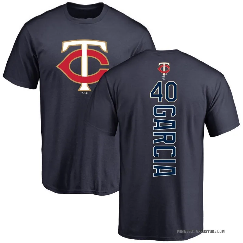 Luis Garcia Men's Navy Minnesota Twins Backer T-Shirt -