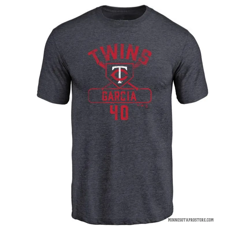 Luis Garcia Men's Navy Minnesota Twins Base Runner T-Shirt -