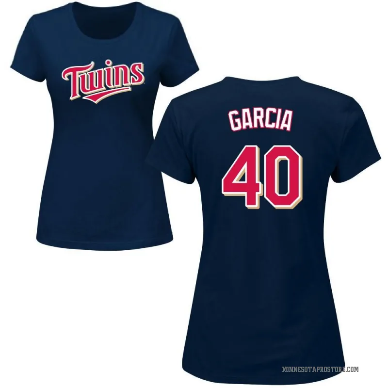 Luis Garcia Women's Navy Minnesota Twins Roster T-Shirt -