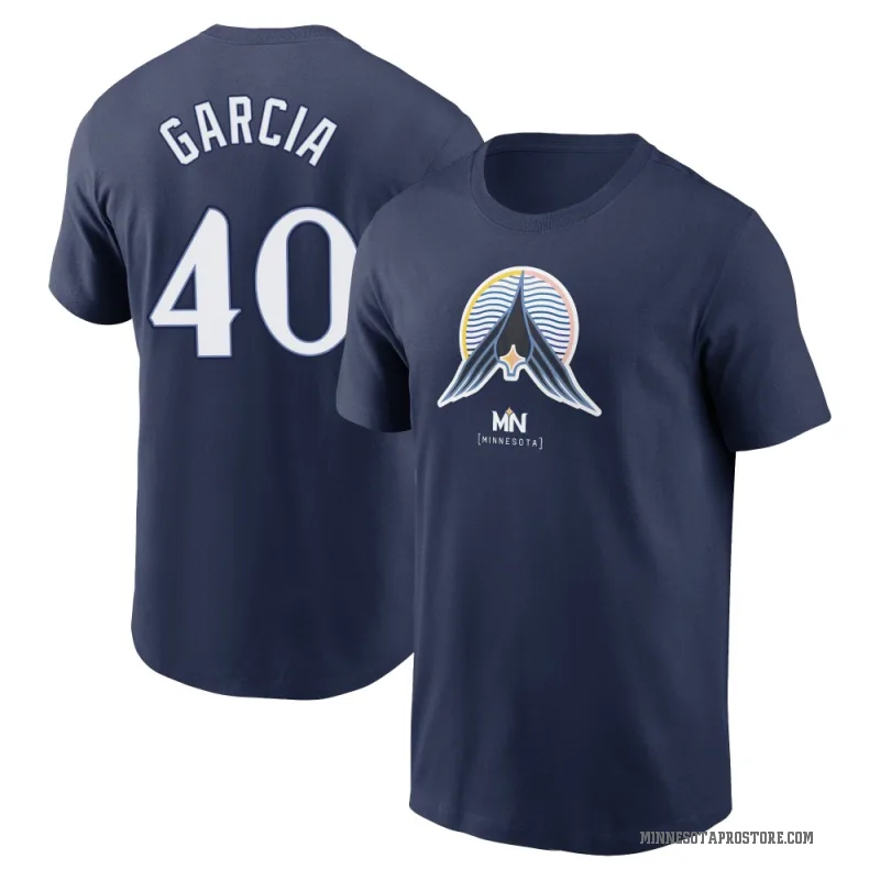 Luis Garcia Youth Navy Minnesota Twins 2024 City Connect T-Shirt
