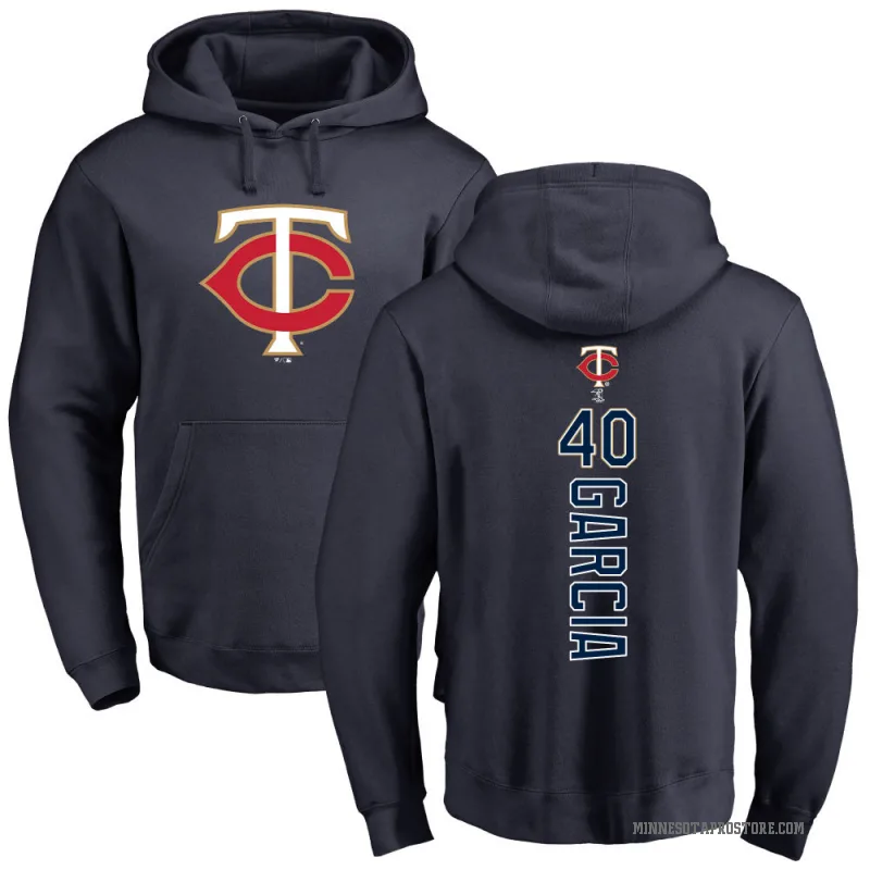 Luis Garcia Youth Navy Minnesota Twins Backer Pullover Hoodie
