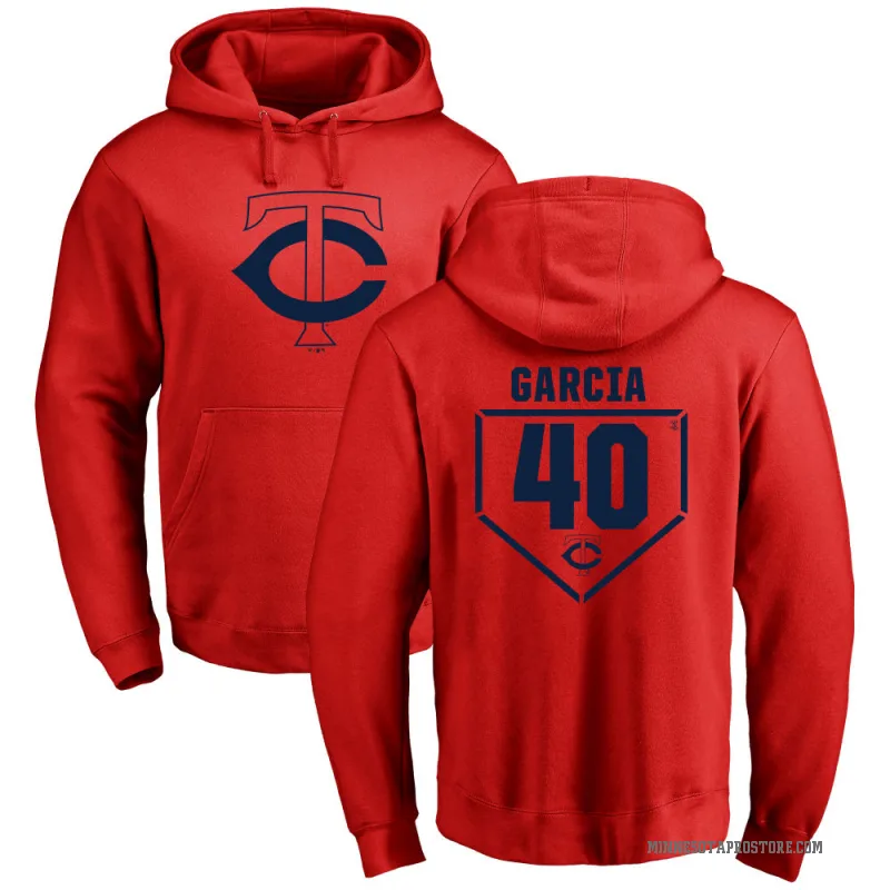 Luis Garcia Youth Red Minnesota Twins Branded RBI Pullover Hoodie -