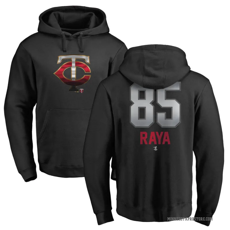 Marco Raya Youth Black Minnesota Twins Branded Midnight Mascot Pullover Hoodie -