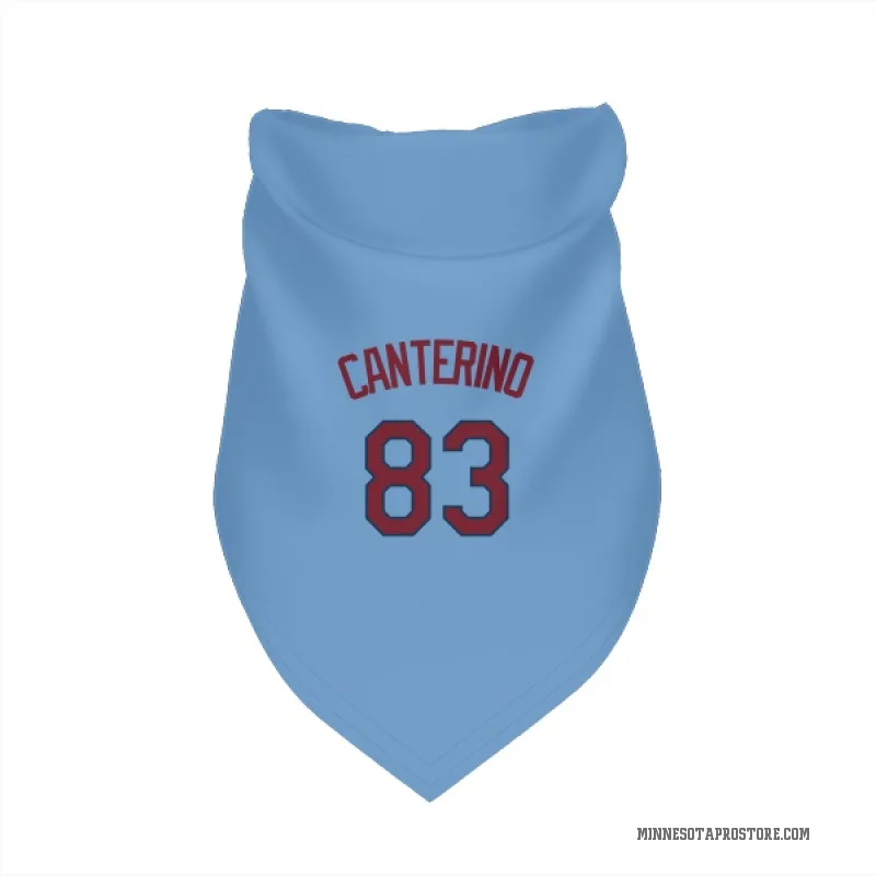 Matt Canterino  Light Blue Minnesota Twins  Cat & Dog Pet Bandana