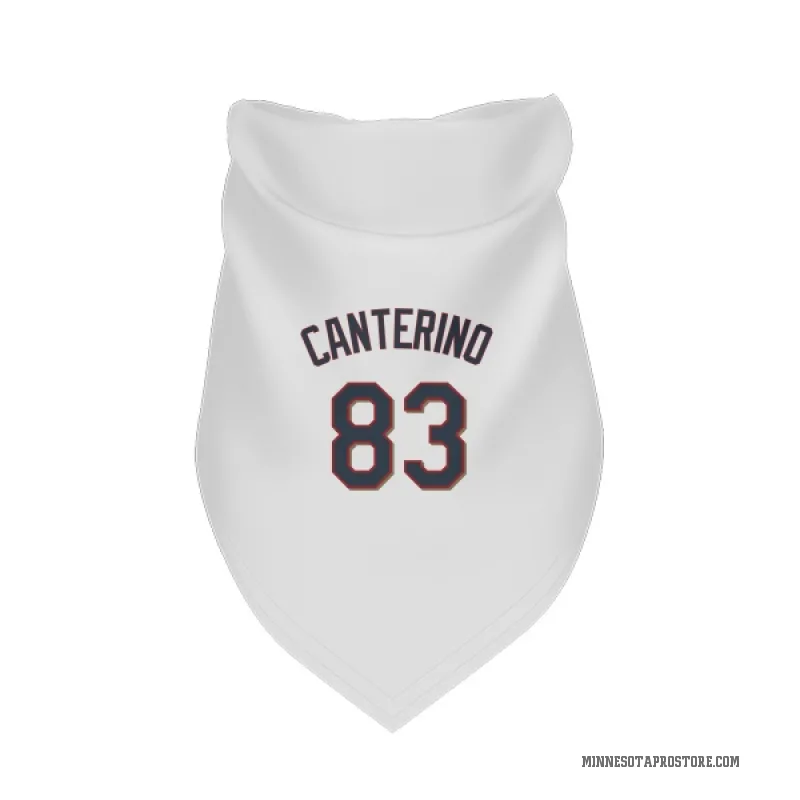 Matt Canterino  White Minnesota Twins  Cat & Dog Pet Bandana
